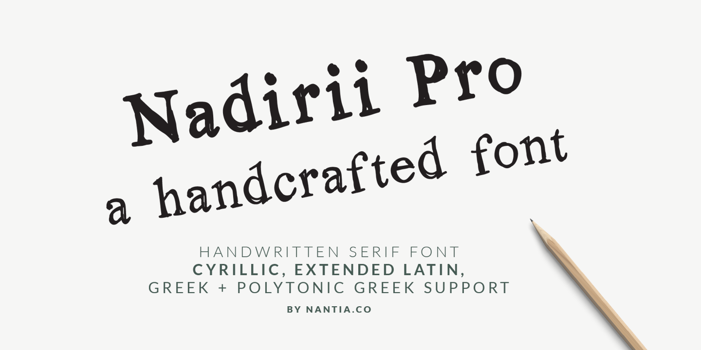 Шрифт Nadirii Pro
